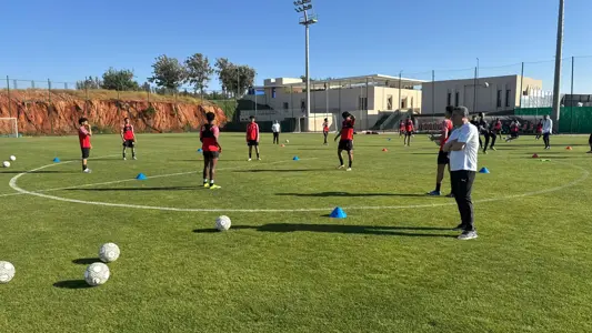بالصور: منتخب الناشئين يختتم تحضيراته للقاء تنزانيا في نصف نهائي كأس أفريقيا