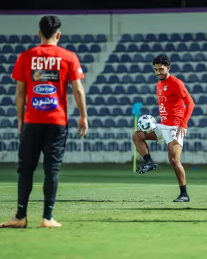 منتخب مصر يختتم تدريباته استعداداً لمواجهة كاب فيردي ودياً غداً