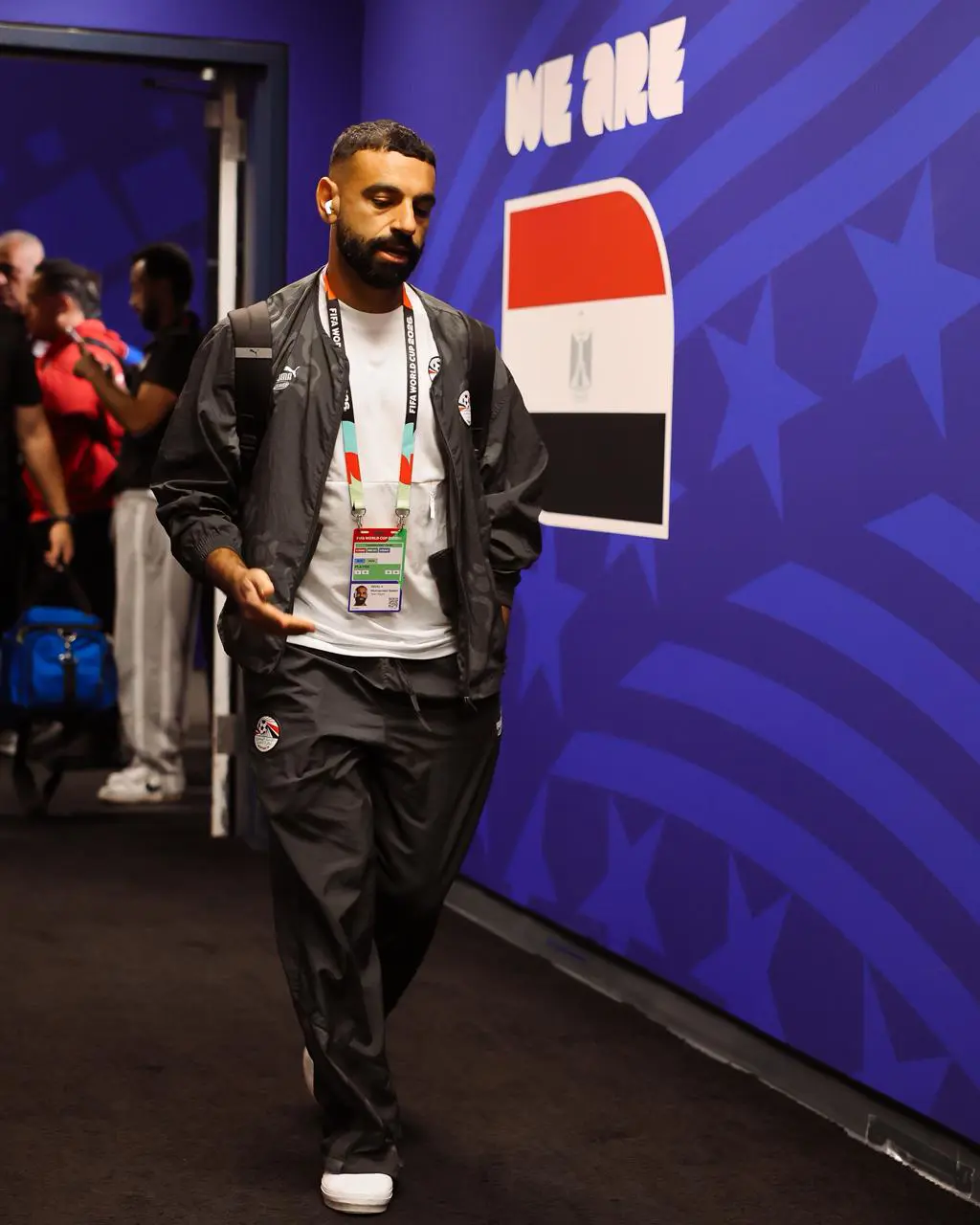 بالصور.. وصول منتخب مصر إلى ملعب مواجهة إيران في المونديال