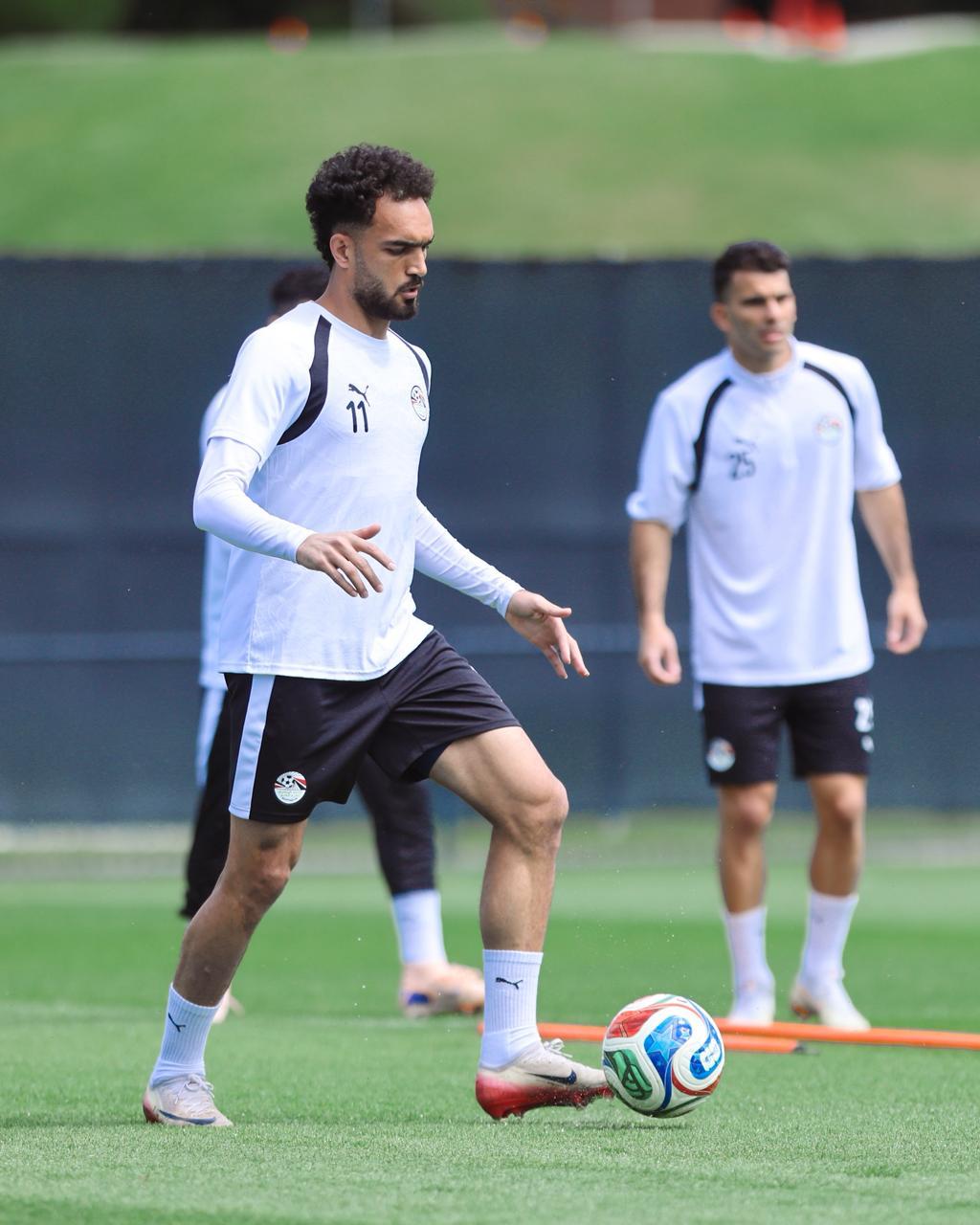 بالصور.. منتخب مصر يواصل تدريباته في "سبوكين"