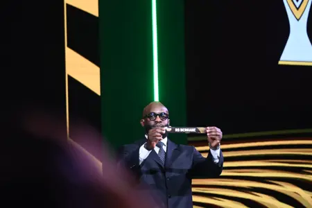 صور مراسم قرعة دوري الأبطال وكأس الكونفدرالية بمقر الاتحاد المصري