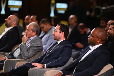 صور مراسم قرعة دوري الأبطال وكأس الكونفدرالية بمقر الاتحاد المصري