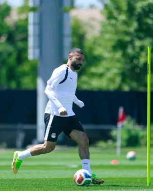 بالصور.. منتخب مصر يواصل استعداداته لمواجهة بلجيكا