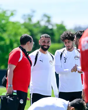 بالصور.. منتخب مصر يواصل استعداداته لمواجهة بلجيكا