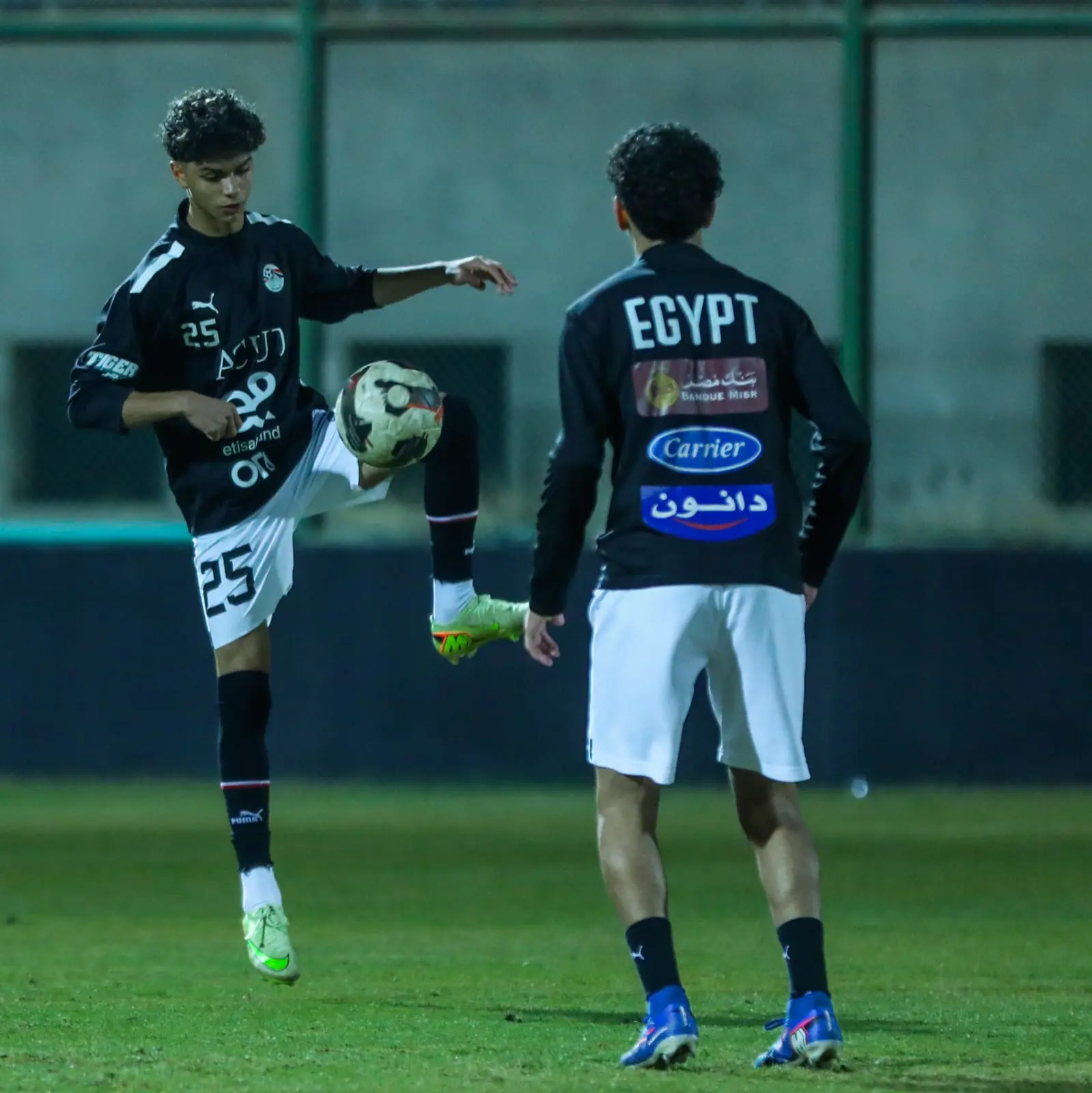 تدريبات منتخب مصر للناشئين