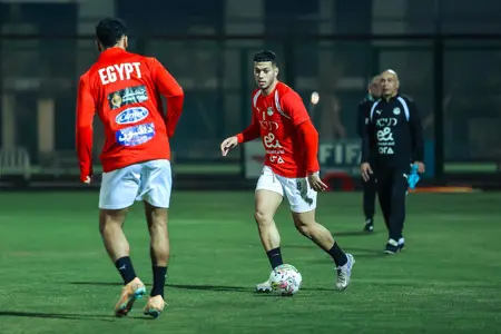 منتخب مصر يخوض ثاني  تدريباته بمركز المنتخبات الوطنية استعدادا لوديتي السعودية و إسبانيا 