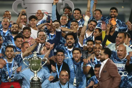 بالصور: مراسم تتويج بيراميدز بكأس مصر