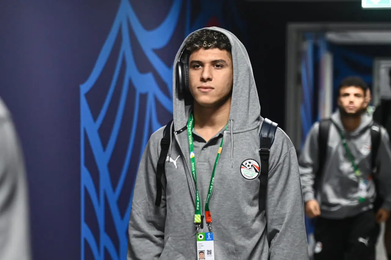 منتخب مصر المشارك في كأس العرب يصل لملعب البيت قبل مواجهة الأردن