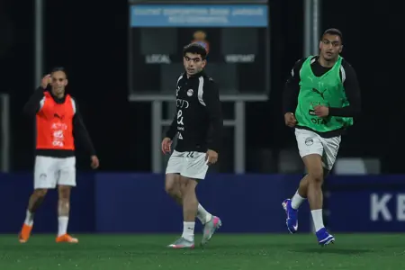 منتخب مصر يخوض تدريبه في "إسبانيول" استعداداً لودية إسبانيا