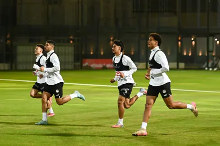 منتخب مصر 2007 يواصل تدريباته استعدادًا لوديتي العراق