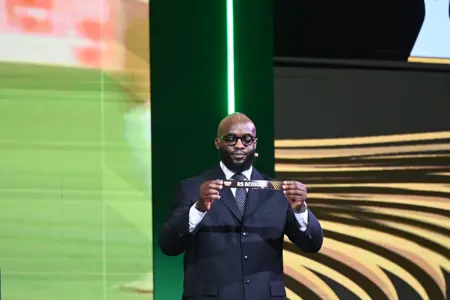 صور مراسم قرعة دوري الأبطال وكأس الكونفدرالية بمقر الاتحاد المصري