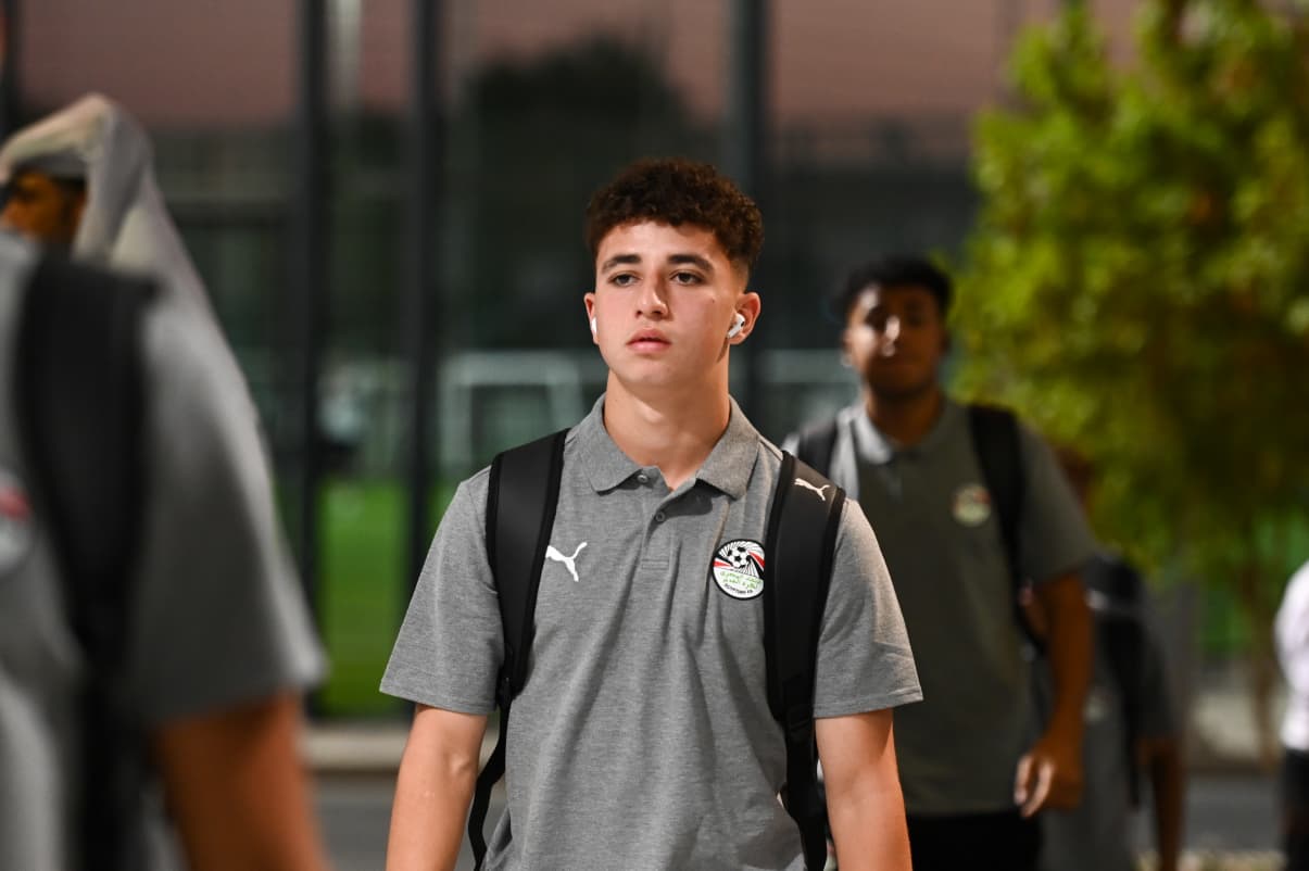 منتخب مصر تحت ١٧ سنة قبل مواجهة قطر الودية