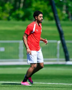 بالصور.. منتخب مصر يختتم تدريباته استعداداً لمواجهة بلجيكا غداً