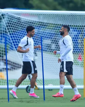 بالصور.. مران منتخب مصر في أتلانتا استعداداً لمباراة الأرجنتين 