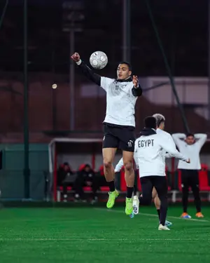 منتخب مصر يتدرب بملعب تغازوت استعداداً لمواجهة كوت ديفوار 