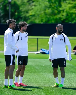 بالصور.. منتخب مصر يواصل استعداداته لمواجهة بلجيكا