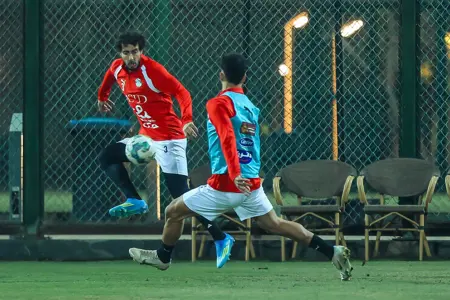 منتخب مصر يخوض ثاني  تدريباته بمركز المنتخبات الوطنية استعدادا لوديتي السعودية و إسبانيا 