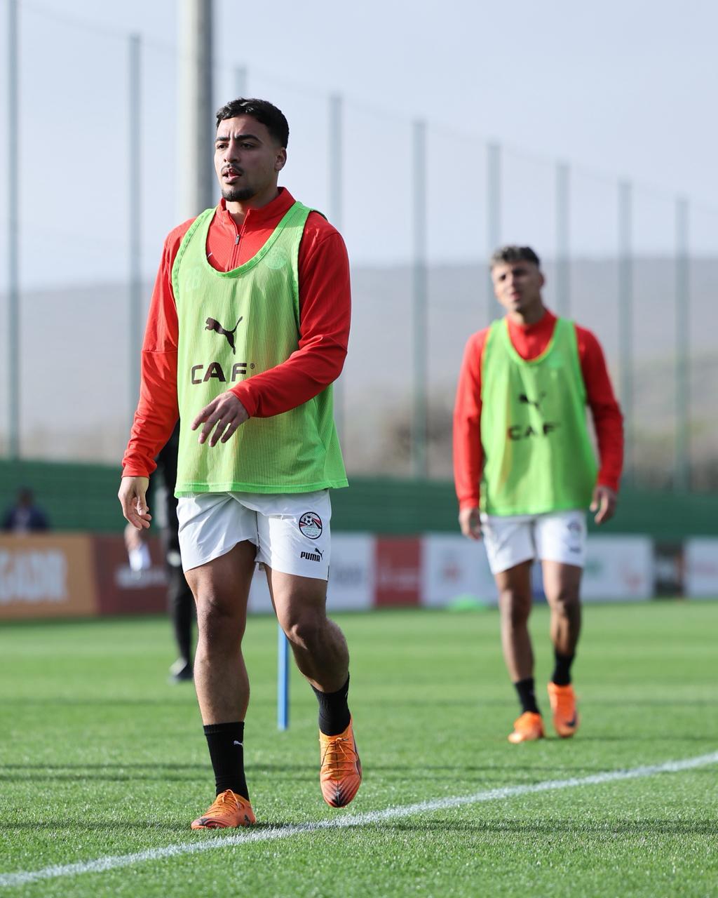 منتخب مصر يختتم تدريباته قبل مواجهة بنين غدًا