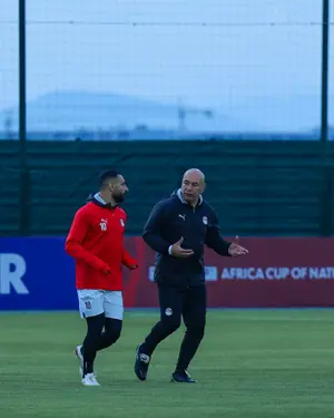 منتخب مصر يخوض آخر  تدريباته قبل مواجهة السنغال