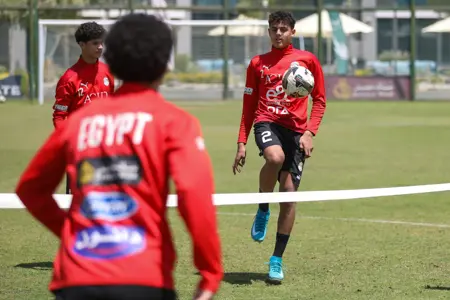 بالصور: منتخب الناشئين يواصل استعداداته لكأس الأمم الأفريقية