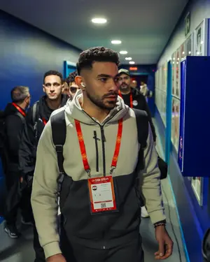 وصول منتخب مصر لملعب إسبانيول قبل مواجهة إسبانيا