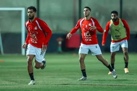 منتخب مصر يخوض ثاني  تدريباته بمركز المنتخبات الوطنية استعدادا لوديتي السعودية و إسبانيا 