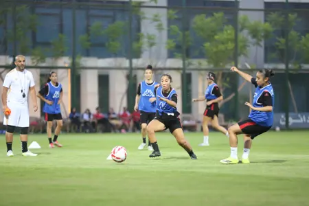 بالصور: الاتحاد المصري يستضيف منتخب تونس للسيدات