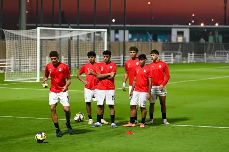 التدريب الأخير لمنتخب مصر تحت 17 سنة قبل مواجهة هايتي