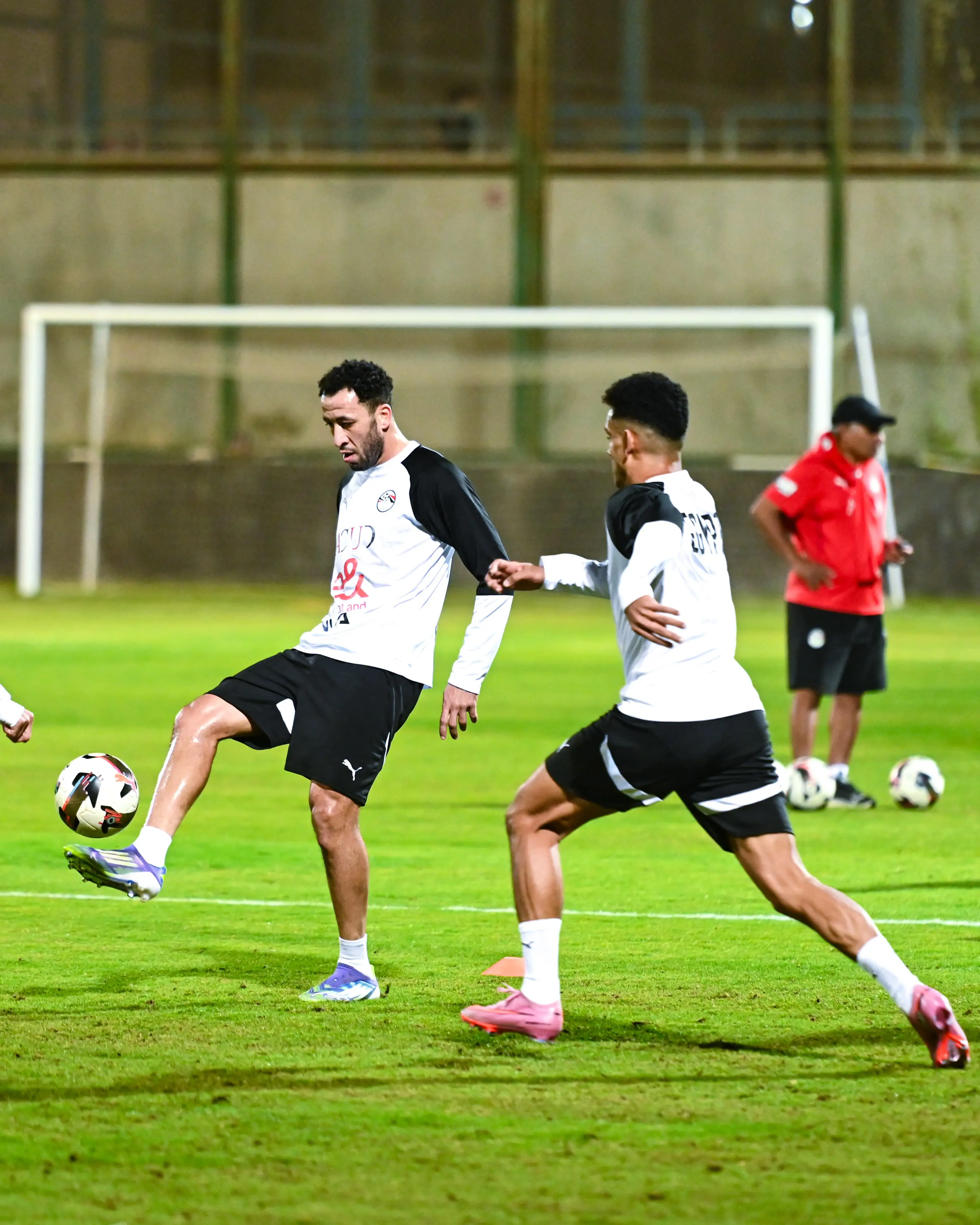 تدريبات منتخب مصر المشارك في كأس العرب قبل السفر إلى قطر