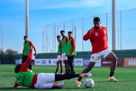 منتخب مصر يواصل تدريباته استعداداً لمواجهة بنين  