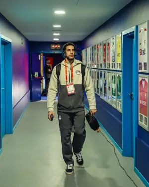 وصول منتخب مصر لملعب إسبانيول قبل مواجهة إسبانيا