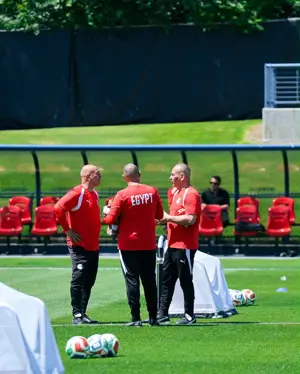 بالصور.. منتخب مصر يواصل استعداداته لمواجهة بلجيكا