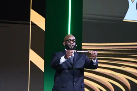 صور مراسم قرعة دوري الأبطال وكأس الكونفدرالية بمقر الاتحاد المصري