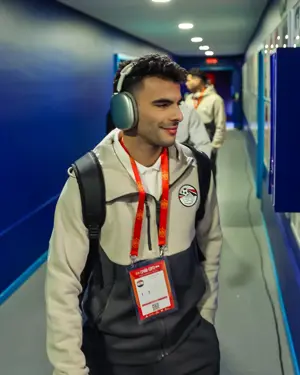 وصول منتخب مصر لملعب إسبانيول قبل مواجهة إسبانيا