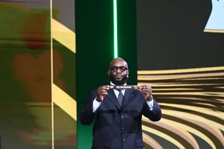 صور مراسم قرعة دوري الأبطال وكأس الكونفدرالية بمقر الاتحاد المصري