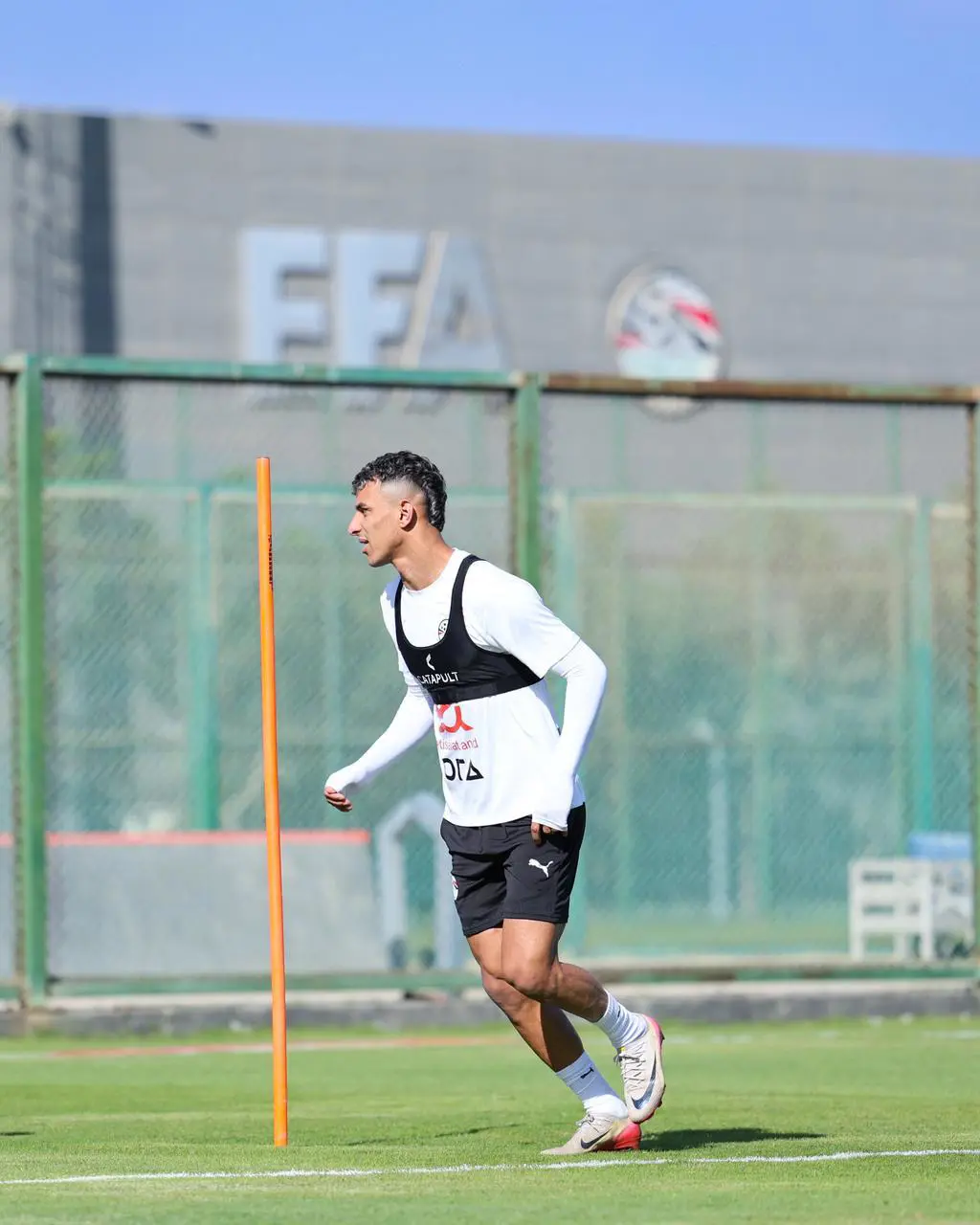 تدريبات منتخب مصر في مركز المنتخبات الوطنية استعدادا لأمم أفريقيا