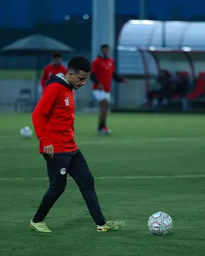 منتخب مصر يخوض آخر  تدريباته قبل مواجهة السنغال