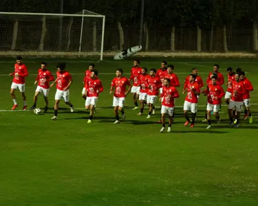 تدريب منتخب مصر المشارك في كأس العرب استعدادًا لمواجهتي الجزائر