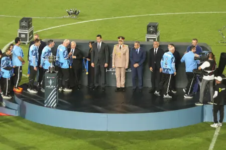 بالصور: مراسم تتويج بيراميدز بكأس مصر