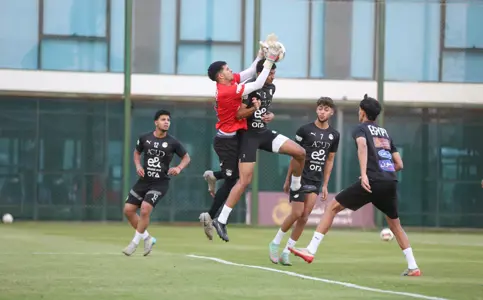 بالصور: منتخب الشباب يواصل استعداداته لمواجهة روسيا ودياً