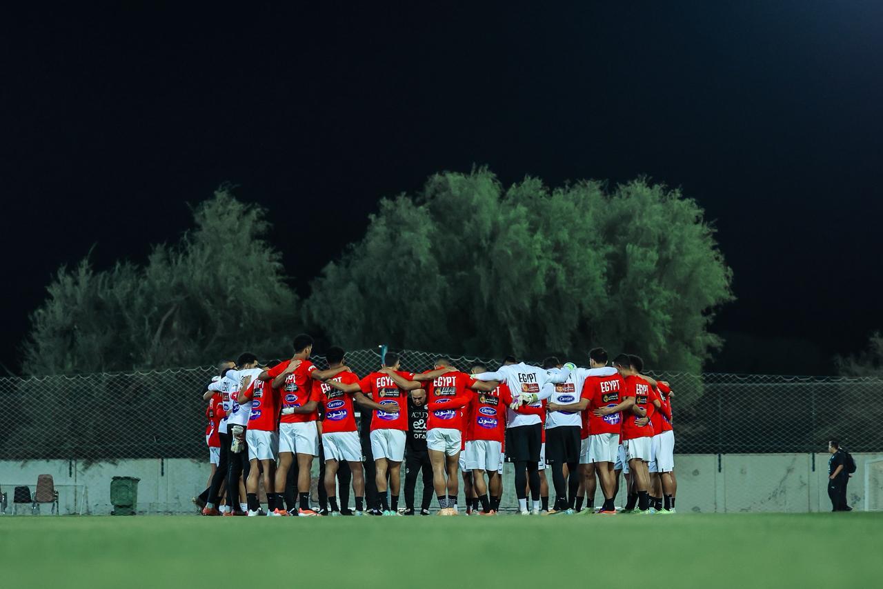 منتخب مصر يختتم تحضيراته لمواجهة أوزبكستان في دورة العين