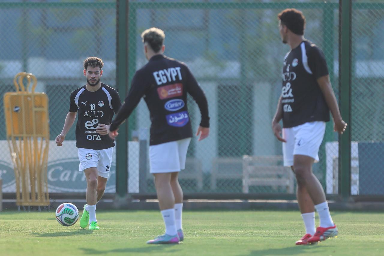 بالصور: منتخب مصر يواصل تدريباته استعدادا لروسيا بحضور مرموش وعبد الكريم