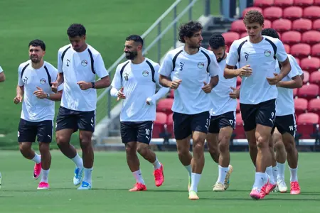 بالصور.. مران منتخب مصر في أتلانتا استعداداً لمباراة الأرجنتين 