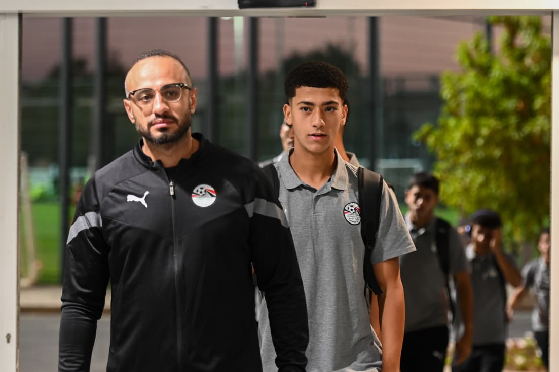 منتخب مصر تحت ١٧ سنة قبل مواجهة قطر الودية