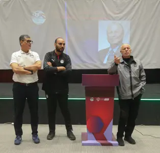 بالصور.. أبو ريدة في ختام معسكر الحكام الواعدين