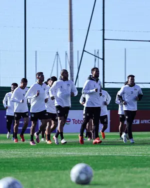 منتخب مصر يبدأ استعداداته لمواجهة جنوب أفريقيا 
