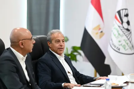 بالصور: اجتماع مجلس إدارة الإتحاد المصري لكرة القدم