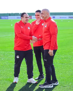 منتخب مصر يبدأ استعداداته لمواجهة جنوب أفريقيا 