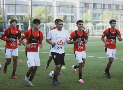 لقطات من تدريبات منتخب مصر للشباب استعداداً لتصفيات شمال أفريقيا