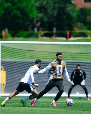 بالصور.. منتخب مصر يواصل استعداداته لمواجهة بلجيكا